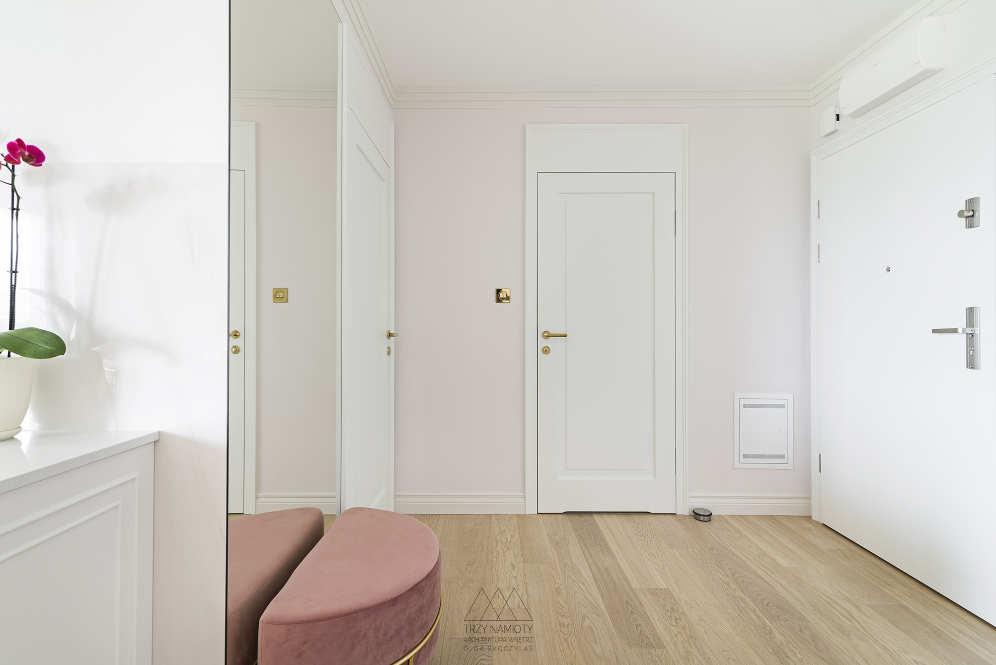 projekt mieszkania w stylu glamour lublin